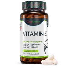 Natural Vitamin E 500iu Improved 100 Vegan Powder Capsules Nothing Artificial 