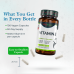 Natural Vitamin E 500iu Improved 100 Vegan Powder Capsules Nothing Artificial 